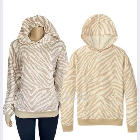 Victoria’s Secret Pink Pullover Sweatshirt zebra - Picture 11 of 14